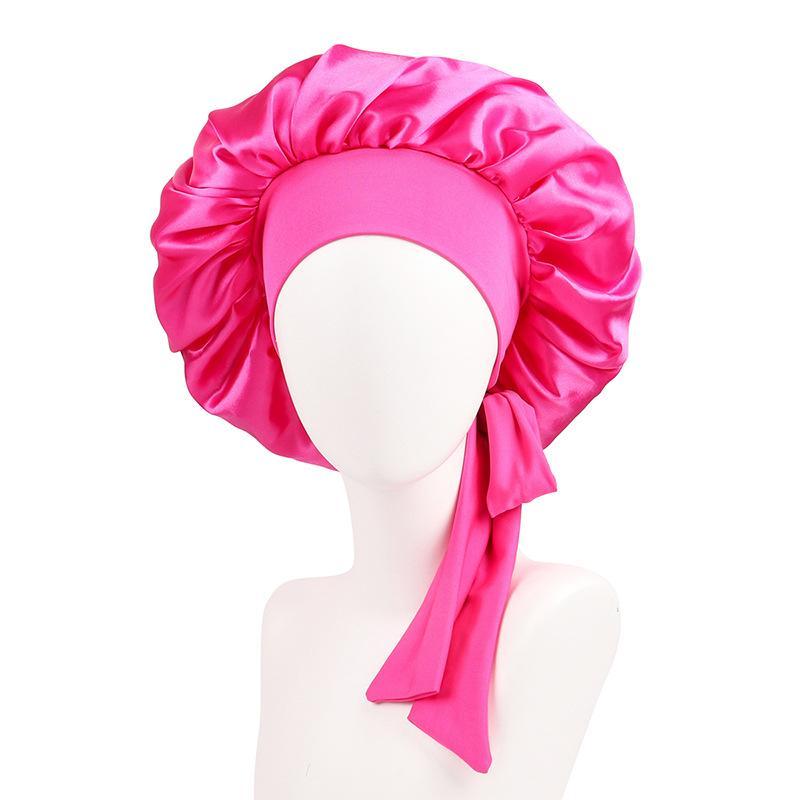 NEW IN Satin Bonnet Hair Bonnet for Sleeping Braid Bonnet Adjustable Bonnet Tie Bonnet Night Cap Sleep Bonnet for Women Curly Hair