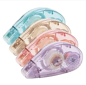 4 Pack Double Sided Tape Roller, Scrapbook Supplies, Glue Tape Roller for Crafts, Double-Sided Adhesive Tape Runner for Scrapbooking, Home School Office Journaling Supplies (0.31 inch X 26.25 feet)