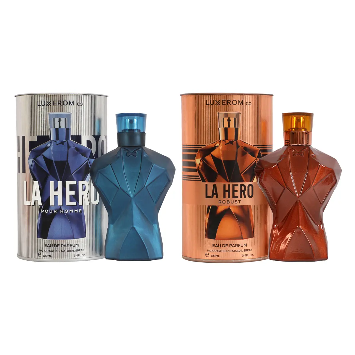Bundle of La Hero and La Hero Robust Spray Perfume Eau de Parfum for Men 100ml Regular Edition