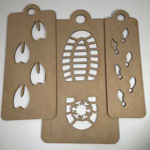Christmas Footprint Stencil Unique Christmas Gift for Kids