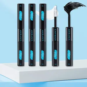 ADORANCE Waterproof Eyelash Glue (3-Count Pack), 2-in-1 Long-Lasting Lash Bond and Seal Glue, Sweat-Proof Eyelash Extension Glue for Cluster Lashes, Waterproof Eyelash Clusters