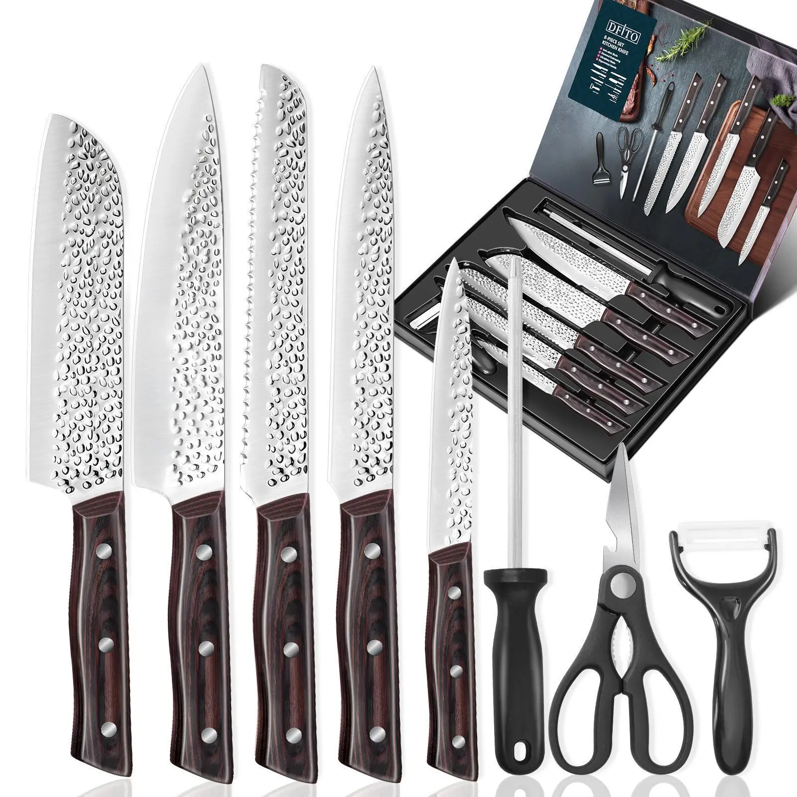 8Pcs Knife Set B