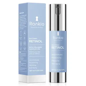 Retinol Eye Cream for Dark Circles: Anti-Wrinkle Under Eye Cream - Night Care Eye Cream Reduces Eye Bags