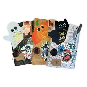 Halloween Blind Date with a Book Spooky Packaging Gift for Book Lovers Includes Face Mask Pen & Stickers Stocking Stuffers Party Favors