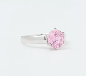 Diamonique Italia Bronze Rose Cut Solitaire Ring
