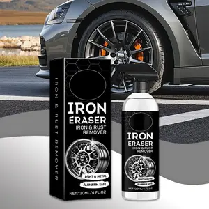 120ml Instant Rust Remover - Fast-Acting Iron Spot & Oxidation Cleaner for Car Wheels, Rims & Metal Surfaces - Pro Detailing Restoration Spray for Cars & Motorcycles - Safe & Effective