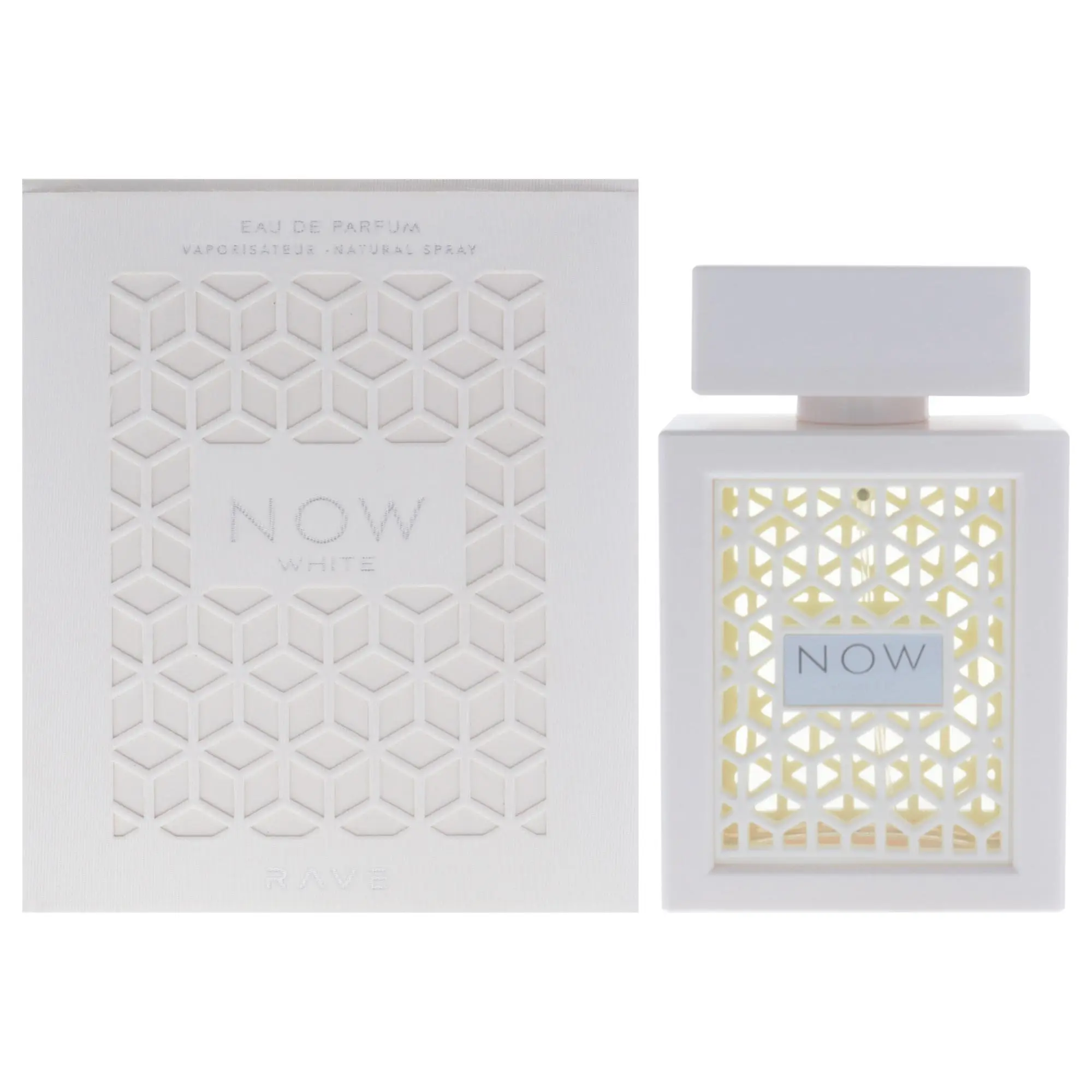 Lattafa Rave Now White Eau De Parfum Unisex — Grapefruit, Bergamot, Green Apple, 3.4 oz (100 ml) | patchouli, grapefruit perfume, musk, bergamot perfume, cashmeran, grapefruit bergamot, bergamot green apple, green apple patchouli, green apple perfume
