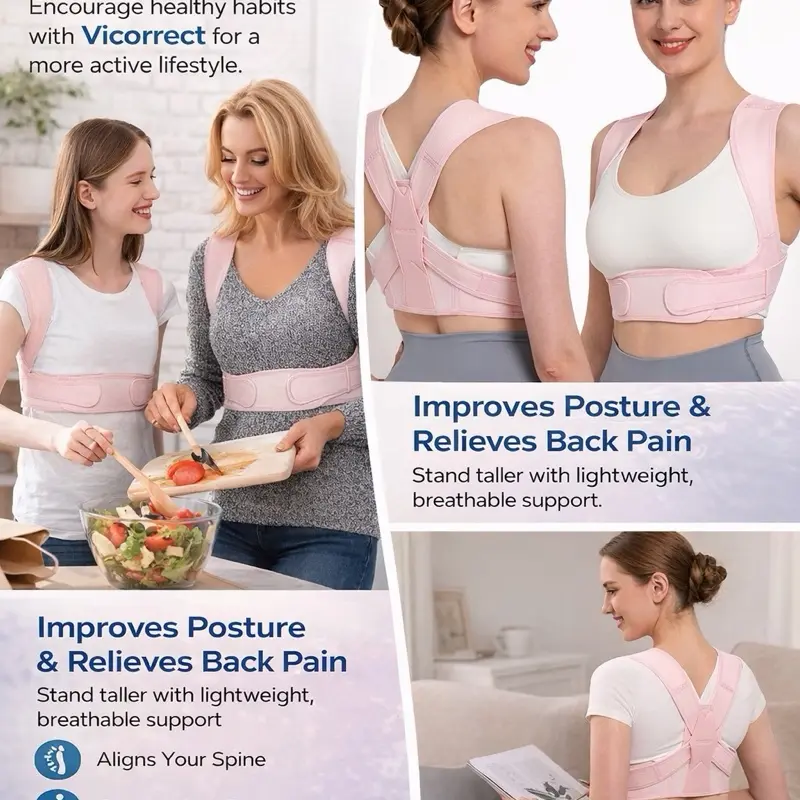 Vicorrect Posture Corrector for Women and Men