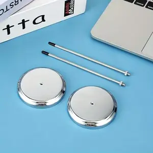 2-Pack Metal Straight Rod Ticket Fork Spike Stick, Menu Holder Paper Pin, Paper Spear for Kitchen Bills, Paper Memo Organizer