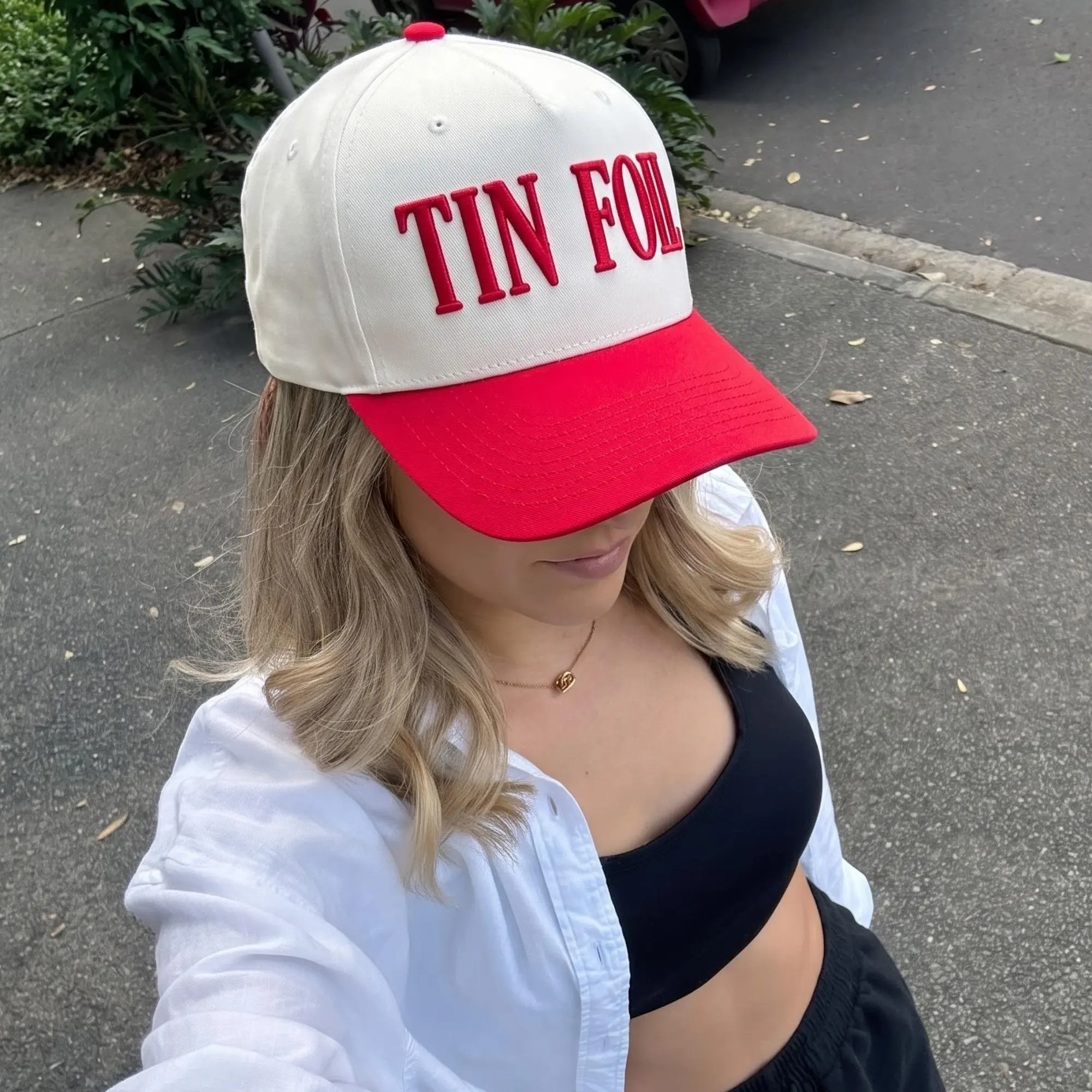Tin Foil Hat Embroidered Hat Funny Conspiracy Theory Baseball Cap Humorous Meme Dad Hat Sarcastic Joke Washed Cap Relatable Pop Culture Saying Hat Unique Gamer Gift Daily Casual Adjustable Summer Cap