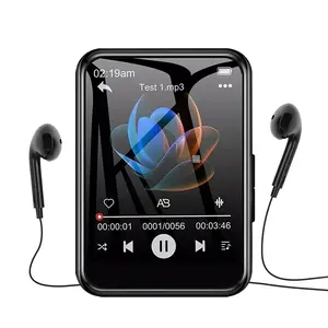 mp3 player audio player music 8GB No FM No Video No Picture Touch Screen Kosher Version MP3 Player with Bluetooth 5.0 and Speaker Digital Headphone
