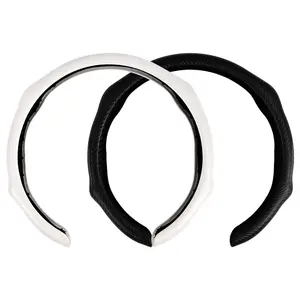 5D Carbon Fiber Pattern Steering Wheel Cover New Quick Turn Non-Slip Breathable Ultra-Thin Universal Grip Cover Suitable for Four Seasons Car Accessories Car Gifts