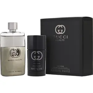 Gucci Guilty Pour Homme Set-Edt Spray 3 Oz & Deodorant Stick 2.4 Oz (Travel Offer) For Men Gucci Guilty Pour Homme Set-Edt Spray 3 Oz & Deodorant Stick 2.4 Oz (Travel Offer) For Men