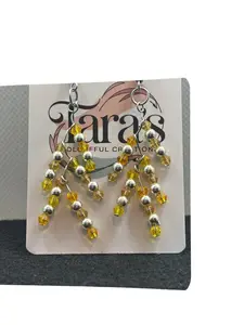 Yellow Staggard Earrings