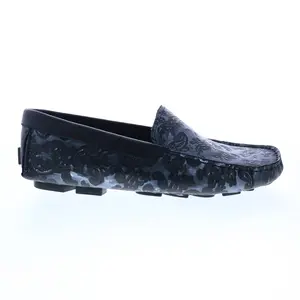 Robert Graham Battlestar RG5694S Mens Black Leather Loafers Moccasin Shoes