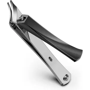 Anti-Flap Stainless Steel Nail Clipper, Sharp Cuticle Remover Tool, Durable Luxury Gift, Essential for Home and Travel
