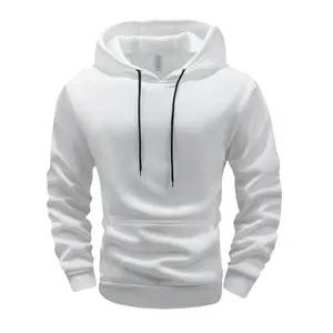 New Men's Solid Color Hooded Sweatshirt - Trendy, Stylish, Loose Casual Athletic Outerwear & Pullover zip  jackets Menswear Outfit SpringStatements