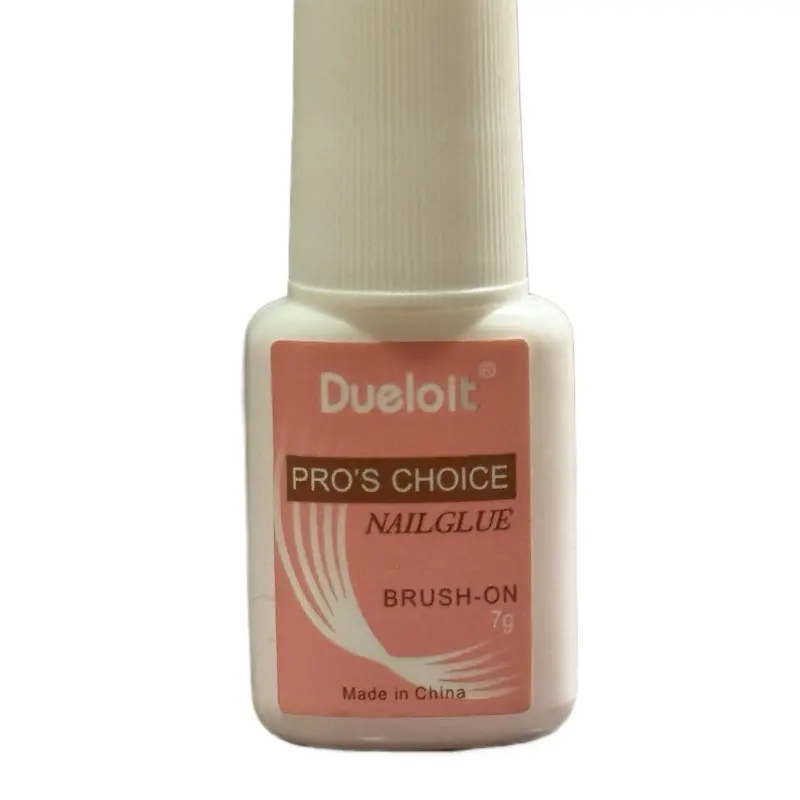 Dueloit Pro's Choice Nail Glue Brush-On 7g Ultra Strong Press-On Nail Glue Will Last for Two Weeks