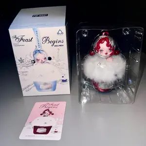 New Skull Panda “The Feast Begins” The  Silver Claret Jug Fragrance Plush Pendent Pop Mart Authentic