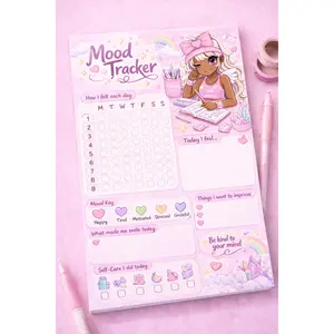 Angel Duo Bundle | Mood Tracker & Self Care Planner Set