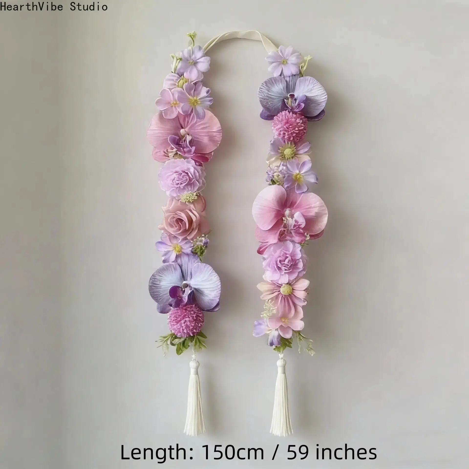 Patriotic Tropical Hawaiian Lei - Sturdy Artificial Mixed Flower Garland, Unisex Necklace Gift for Graduation Celebrations, Sports & Outdoor Camping Hiking Hammock Accessory, Graduation Party Decor, Ornaments Decor, Decorations Accessories, Colorful Decor