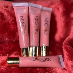 Be Mine Lip Gloss - Lipstick in Pink Packaging with Gold Cap - Makeup
