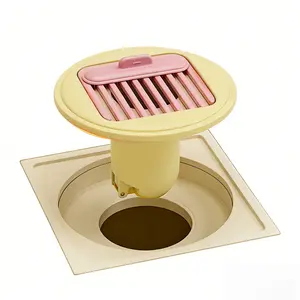 Viral ABS Floor Drain Core | Anti-Odor Sewer Ring & Insect-Proof Bathroom Drain Cover | Shower Hair Catcher Strainer Plug | Anti-Backflow Deodorizer | Home Hacks Bathroom Essentials,Home Decor,Dopamine Decor