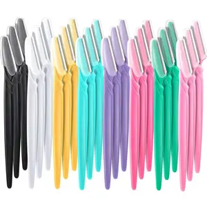 Summer Stainless Steel Razor Set with Safety Cover, 24pcs Multipurpose Hair Trimmer, Professional Facial Razor for Women & Men, Trending Products, Summer Essentials Razor Blade, Christmas Gift