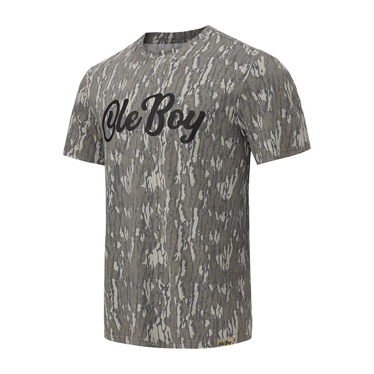 OLE BOY Camo Performance Short Sleeve Logo Tee