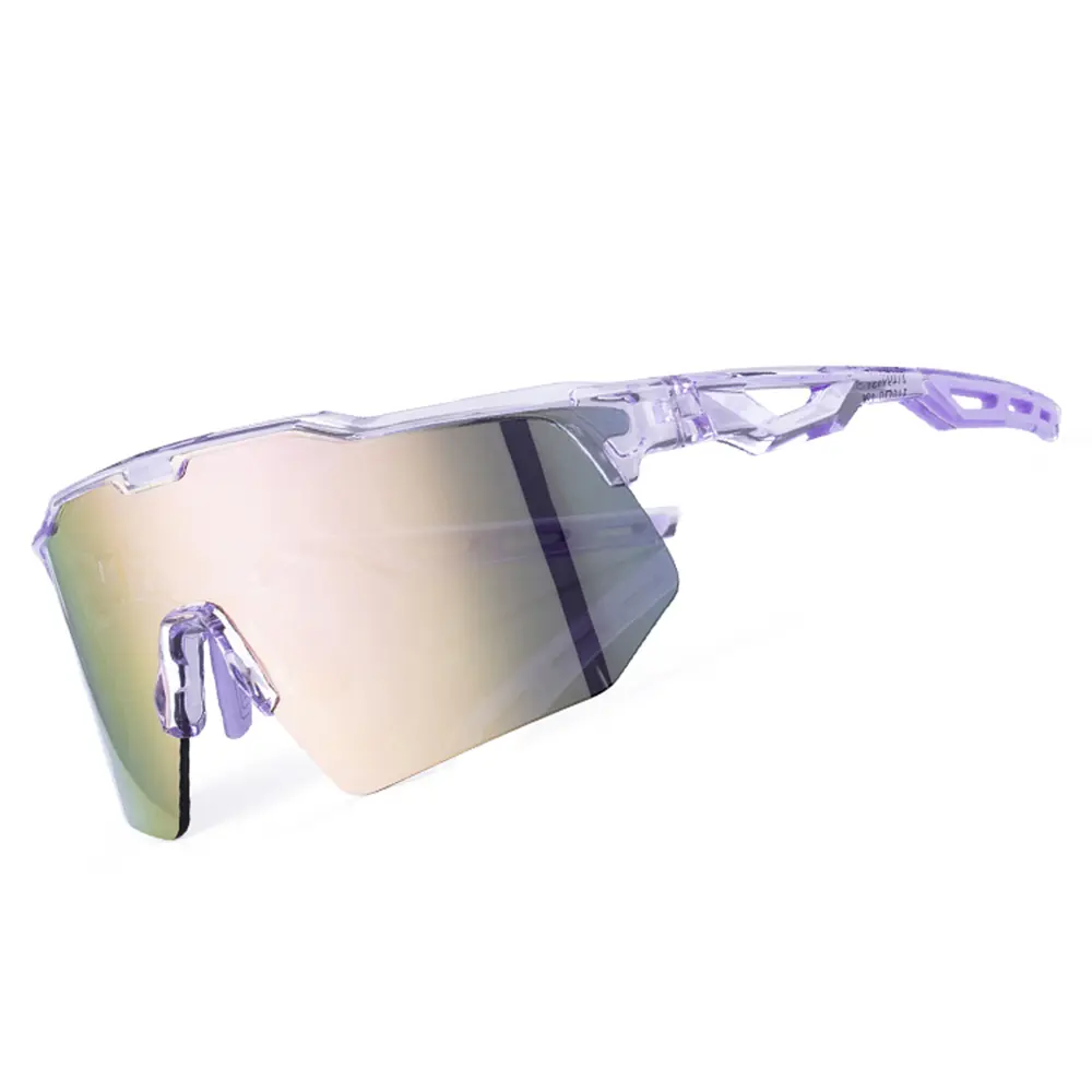 Rmmeey Unisex Half-Rim Sports Sunglasses, Lightweight TR90 Frame Active Eyewear with UV400 Impact-Resistant PC Lens for Cycling, Running & Hiking, Fashion Sports Eyewear, Lightweight Sports Shades
