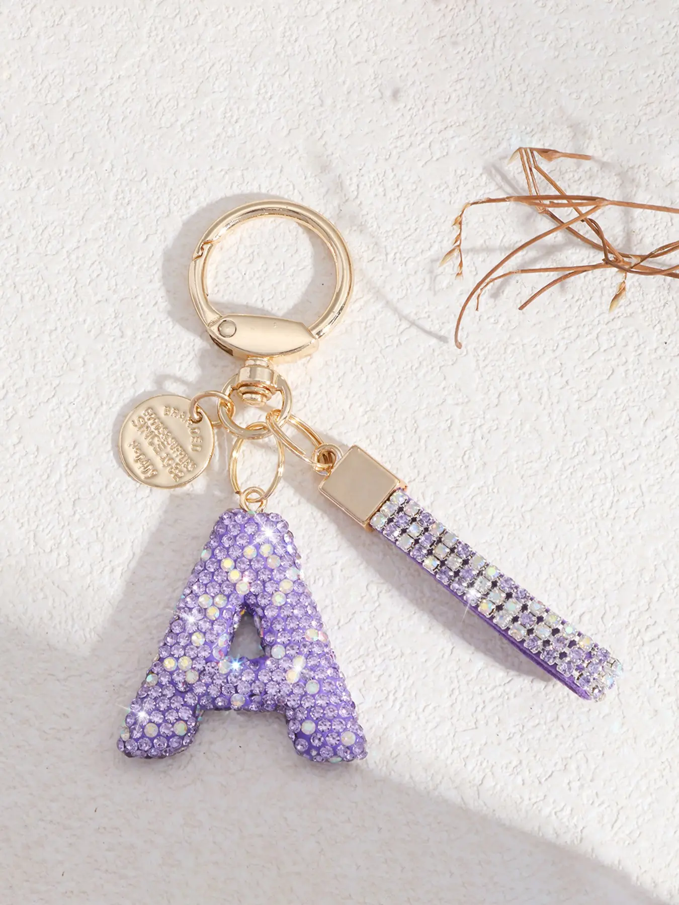 New Fashion Sparkling Soft Clay Keychain, Cute Diamond Pendant, Women's Bag Accessory, Car Key Chain Decoration Gift, Rhinestone Keychain, Bling Bling Keychains, Trendy Cute Keychain, Keychain For Bags