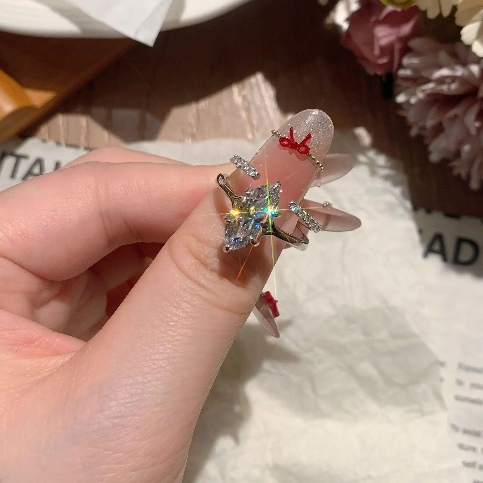 White golden+Open band