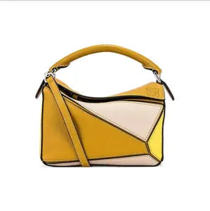 Pre-owned Loewe Medium Colorblock Puzzle Bag【231567】