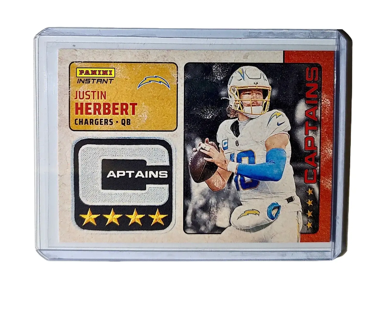 Justin Herbert 2024 Panini Captains NFL #31 Card Los Angeles Chargers 1/351