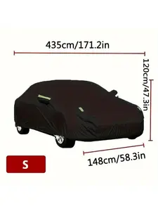 1 piece  -  A three-layer car protection cover resistant to scratches  -  PVC  -  Cotton  -  Aluminum alloy