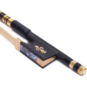 4/4 Professional Carbon Fiber Violin Bow - Performance Grade Violin Accessory for Violinists and Fiddlers of All Skill Levels (Carbon Fiber Bow 4/4 Size)