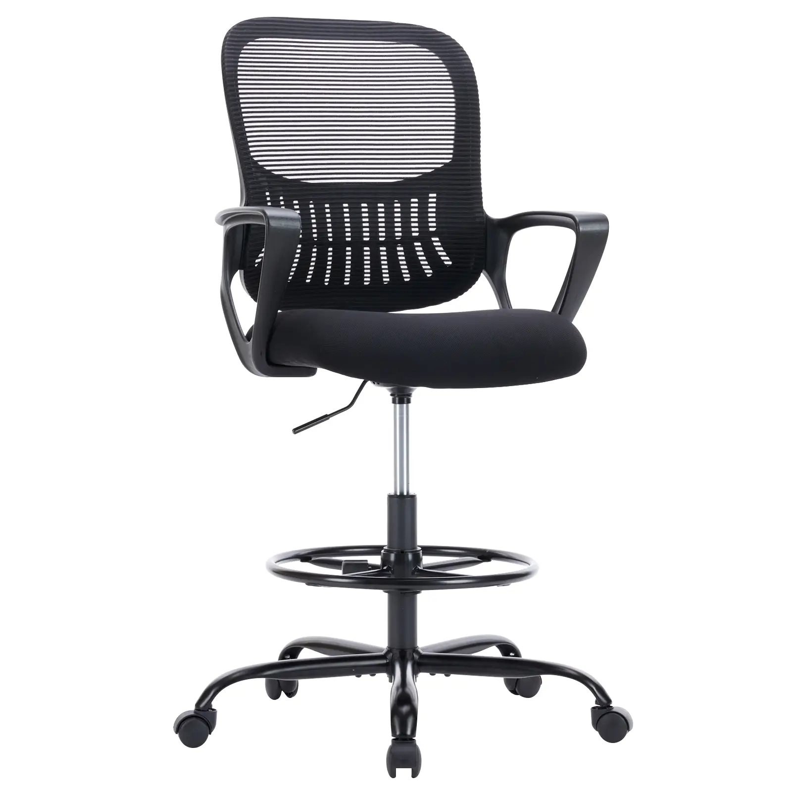 【Deal】SweetFurniture Drafting Chair,Standing Desk Chair with Thicker Seat,Ergonomic High Office Chair,Counter Height Office Chairs with Adjustable Foo