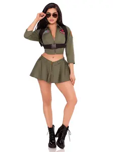 Top Gun Pilot Suit Costume for women