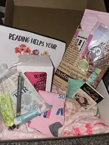 Deluxe Bookish Box- Surprise book, Self-care, and so much more, novel, literature, book lover, novel