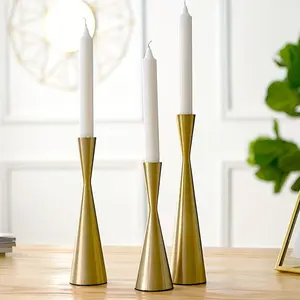 Nordic Luxurious Candlestick, Romantic Home Decor for Western Dining, Creative Table Centerpiece (candles Not Included)