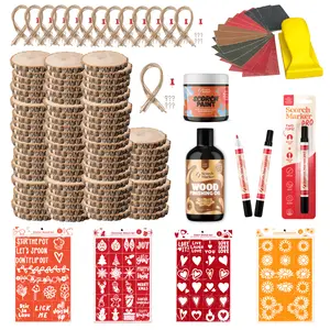 DIY Wood Ornament Kit (Makes 75+ Ornaments) Burn Your Own Ornaments! Project In A Box