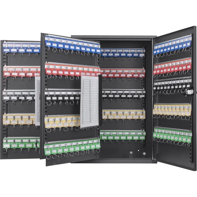 300 Key Adjustable Key Cabinet With Combination Lock On-Site (High end and high-quality),for Documents, Jewelry, Valuables,Fireproof Waterproof ,Strong and safe office  furniture
