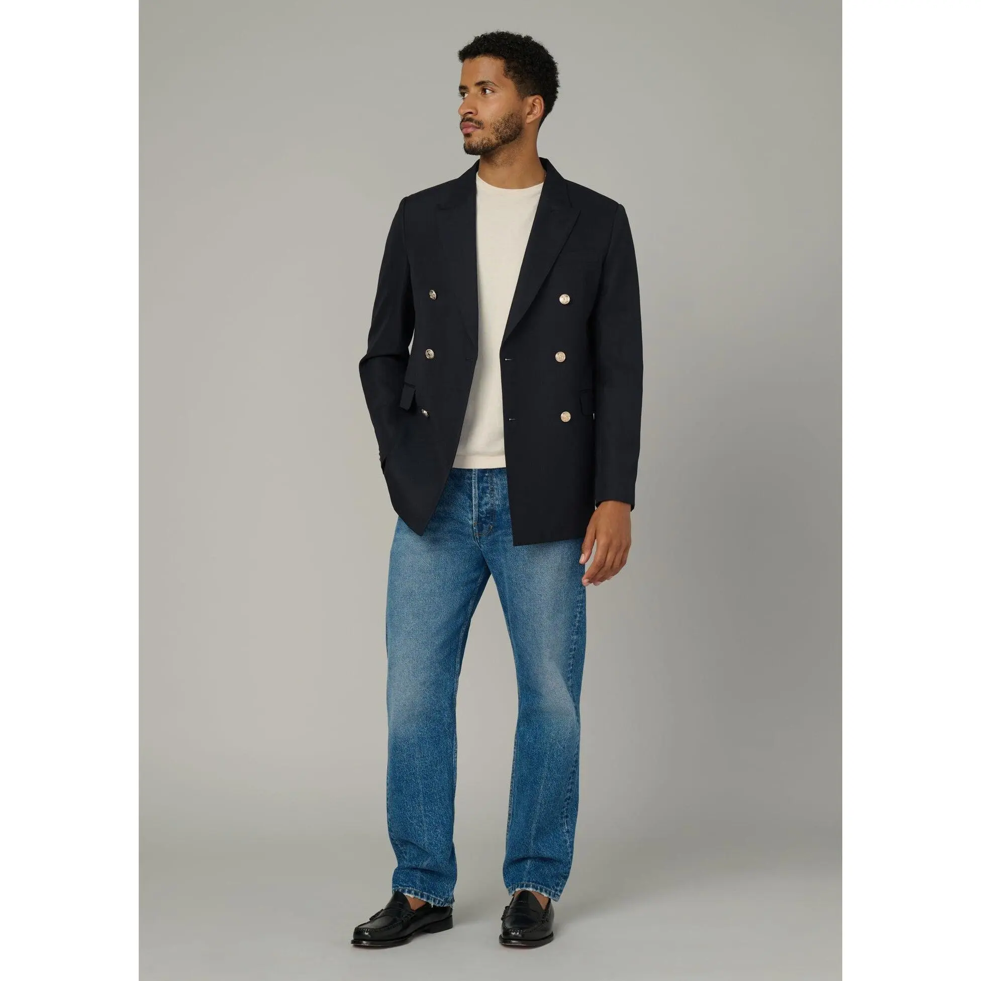 DOUBLE BREASTED BLAZER