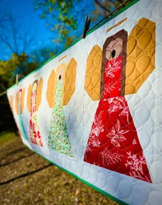 Angelic Choir Table Runner Pattern - Printed Paper Version