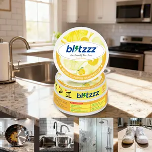 Natural All Purpose Cleaner and Polish – Eco friendly Multi-purpose Cleaning Product (1 Pack, Lemon) Holiday Essential