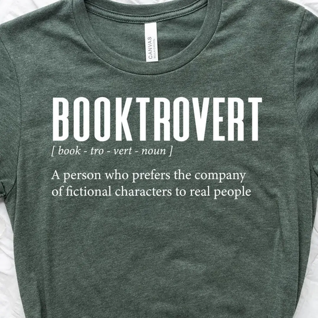 Booktrovert T-shirt, Definition Shirts, Nerd Tshirt, Bookish Shirts, Teacher Tshirt, Librarian Shirt, Book Nerd Shirt,Library Lover,Bookworm