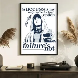 (No Frame) Lose Yourself Poster - Succcess Is My Only Option, Failure's Not Art Print, Gift For Fans Rap