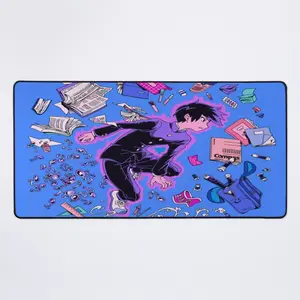 Mob Psycho And Learning Tools Mouse Pad | Anime Mouse Pad Store