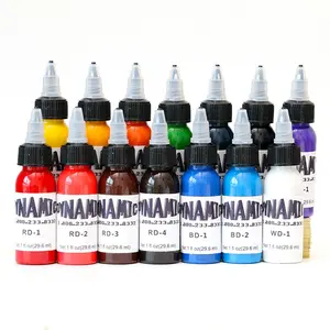 14pcs 30ML Tattoo Ink Set, Ideal for 3D Makeup, Beauty, Skin & Body Care, Beginner Friendly, Permanent Makeup Pigments, Tattoo Supplies