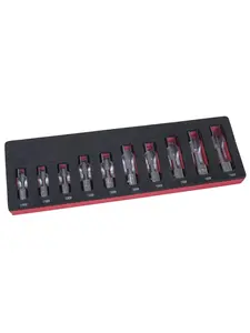 Lisle LS12030 10 Piece 0.375 in. Drive Metric Flare Nut Socket Set
